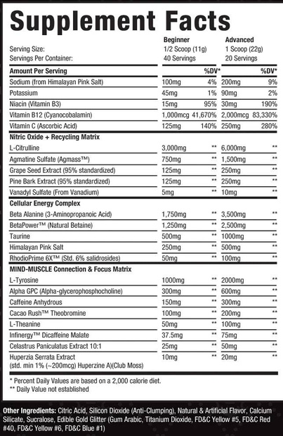 MuscleSport Rhino 440g