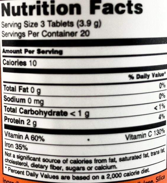 NowFoods Chlorella 1000mg 60 caps